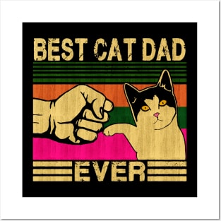 Best Cat Dad Posters and Art